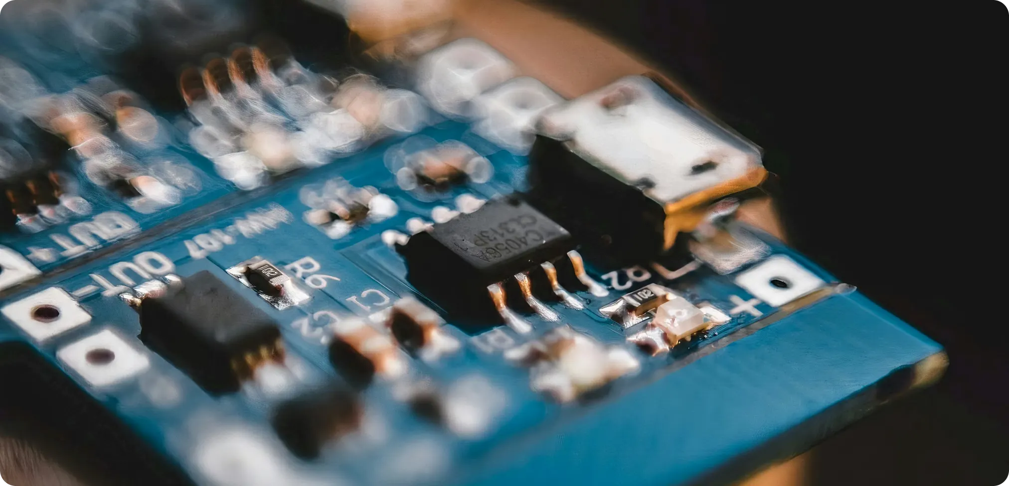 Electronics close-up